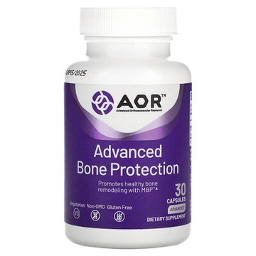 Advanced Orthomolecular Research AOR, 高級骨骼保護，40 毫克，30 粒膠囊