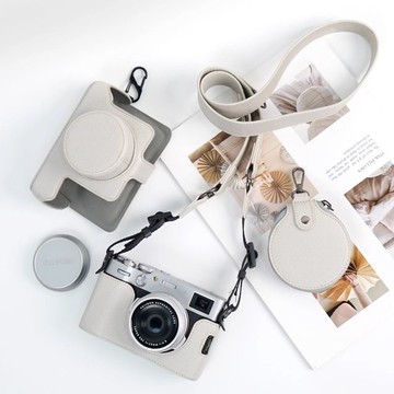 【台灣公司 可打統編】富士X100VI相機保護套x100vi相機包全包微單皮套底座斜跨配件肩帶 d7281