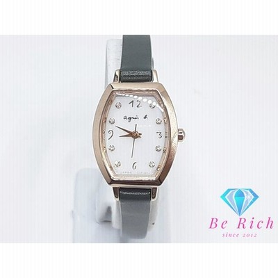 美品 アニエスベー agnes b. ソーラー レディース 腕時計 V117