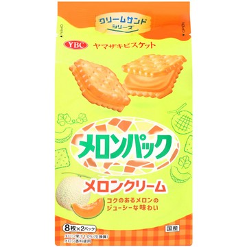 YBC 【 限 時 優 惠 】哈密瓜風味夾心餅 (148.8g)