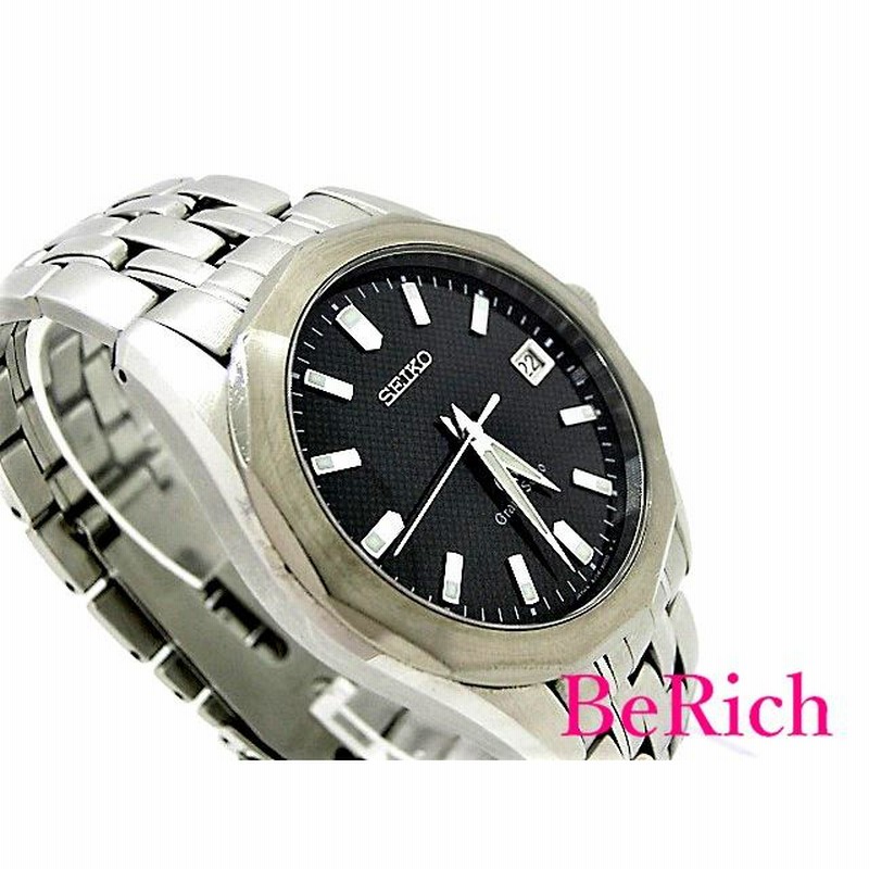 SEIKO GS グランドセイコー 8J56-8000 ネイビー文字盤 12角