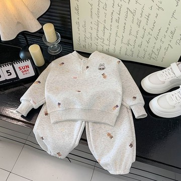 Mini baby🌷儿童拉布布套装中小童秋可爱风韩版两件装休闲