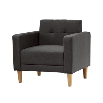 【RICHOME】曼尼單人沙發灰色