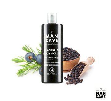 Man Cave Blackspice Body Scrub黑炭身體磨砂膏(500ml)【瓶身NG款】