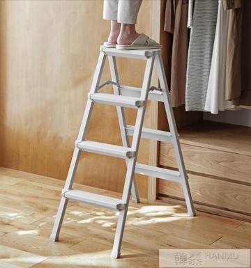 折疊梯家用室內人字爬梯加厚三四步輕便鋁合金樓梯凳