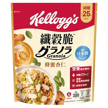Kellogg's 家樂氏 纖穀脆 蜂蜜杏仁  1包  300g