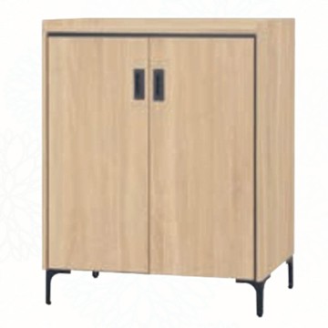 文創集 寶貝2.7尺二門低鞋櫃(三色可選)-81x40x100cm免組