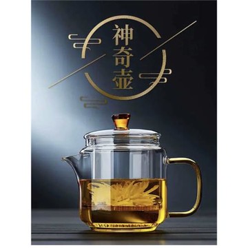 玻璃茶壺耐高溫茶水分離單過濾器泡紅茶沖花茶沏綠茶一人用小茶具