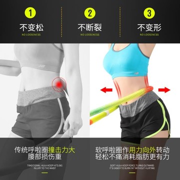呼啦圈 呼啦圈瘦腰女圈初學者成人收腹瘦身兒童健身呼拉圈美腰軟彈簧 全館免運