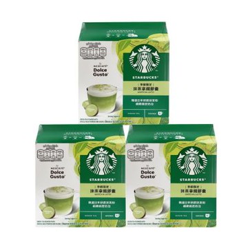 NESCAFE Dolce Gusto 星巴克抹茶拿鐵咖啡膠囊12顆x3盒