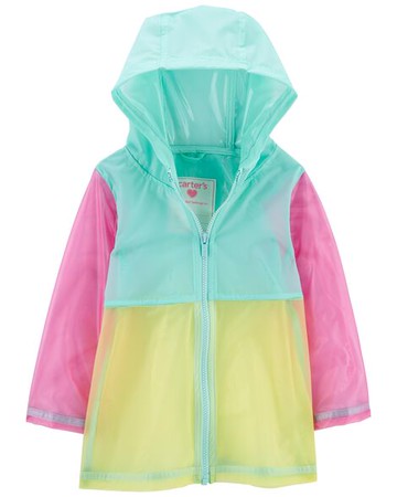 Toddler Rainbow Translucent Rain Coat