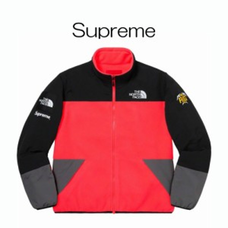 【Sサイズ】supreme fleece jacket red フリース　赤