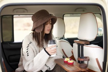 後座用汽車桌 胡桃木 汽車用品 疏散用品 車內睡覺 駕駛