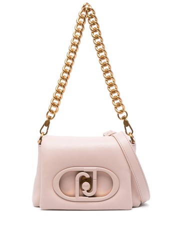 LIU JO - logo-plaque padded bag - women - Polyester/Polyester/Polyurethane Resin - One Size - Pink