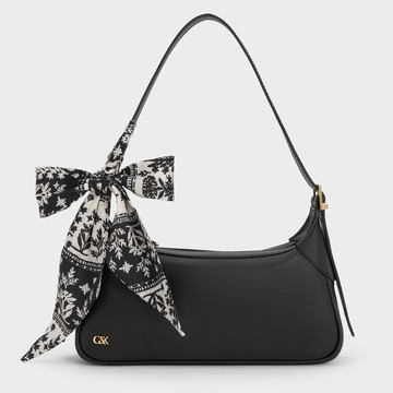 Cerese 真皮絲巾肩背包