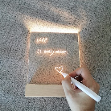 無用良品 夜燈留言板 發光記事板 情人節禮物 生日禮物 夜燈 畢業禮物 留言板 發光相框 交換禮物