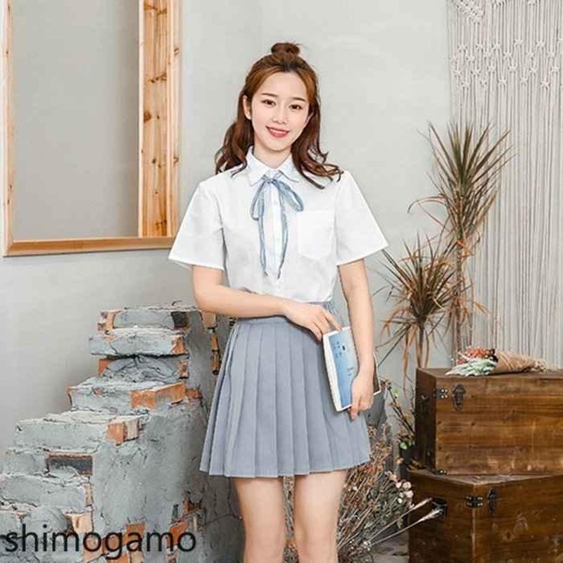 春夏秋女子高生 JK制服 半袖あり コスプレセーラー服プリーツスカート
