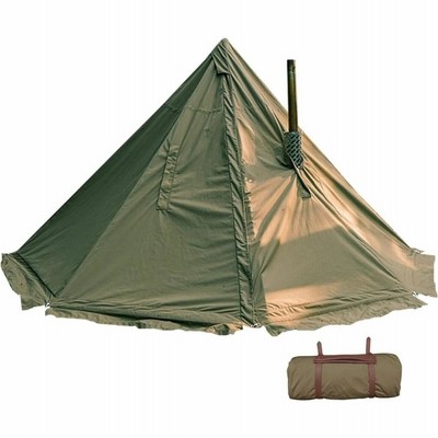 軍幕テント ワンポールテント ソロテント TCテント スカート付