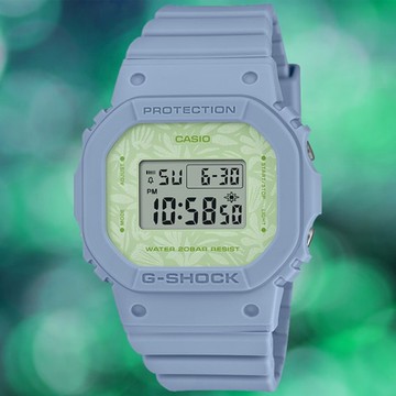 CASIO 卡西歐 G-SHOCK 大地色調 植物設計 電子腕錶 母親節 禮物 推薦 40.5mm / GMD-S5600NC-2