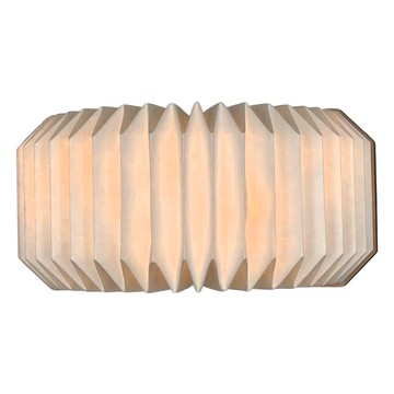 LOGOS 手風琴造型營柱燈 尺寸約10x10x30cm 重量約230g 適合營柱直徑16~26mm 亮度約81-120流明  白色 + 原木色  1個