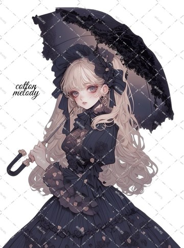 original sticker no.2237 人物貼紙 原創貼紙 原創人物貼紙 裝飾貼紙 cotton melody