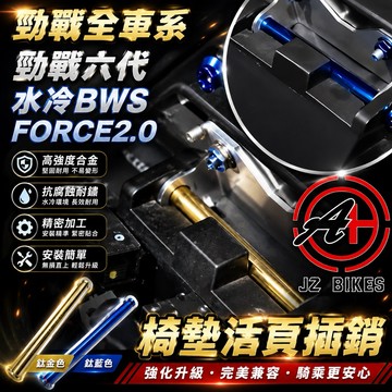 【叫小賀】傑能 椅墊活頁 插銷 坐墊 插銷 鍍金 鍍鈦 白鐵椅墊插銷 防生鏽卡死 勁戰六代 七代 水冷BWS 勁戰四代