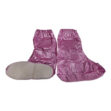 Safe 安適嚴選 高筒平跟鞋套 適用於騎乘機車 洗車 露營 涉溪等活動  1雙  粉色