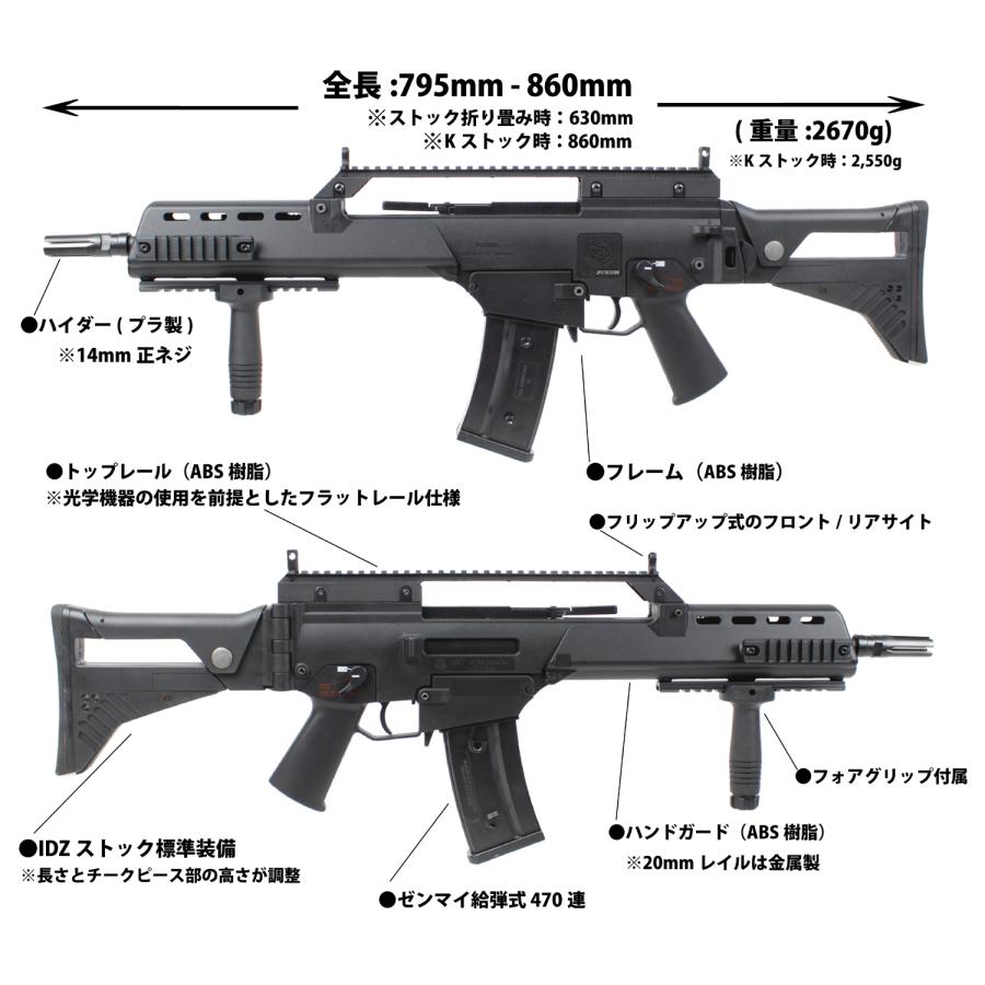 ST G36K ミリタリー IDZ スポーツライン電動ガン