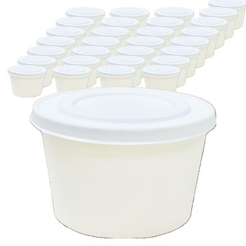 CLEAN 克林 環保無塑圓形餐盒 850cc 14cm直徑  50個  1袋