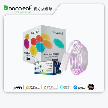 Nanoleaf Shapes 智能六角燈(9片組)+智能燈帶2M