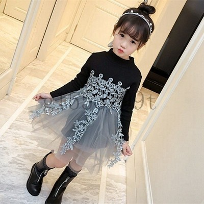 子どもドレス キッズワンピース ベビー 赤ちゃん 長袖 チュールスカート 黒ワンピ ピアノ 発表会 韓国子供服 卒園式 ふわふわ 結婚式 七 通販 Lineポイント最大get Lineショッピング