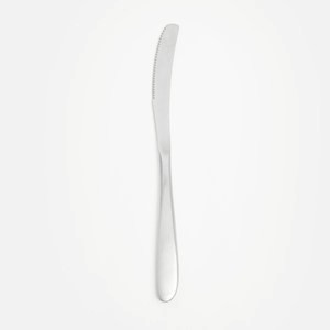 查莉不鏽鋼餐刀23.8cm 流線霧銀