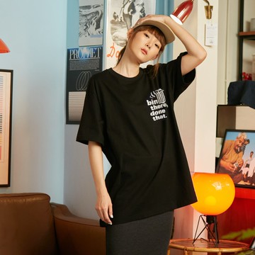 Raccoon 2nd editions T恤 手工刺繡Logo 中性款Oversize