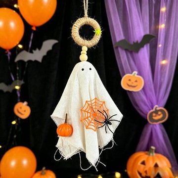 2026🎃🥧現貨裝飾品萬聖節鬼節南瓜幽靈掛件掛飾佈置道具派對場景