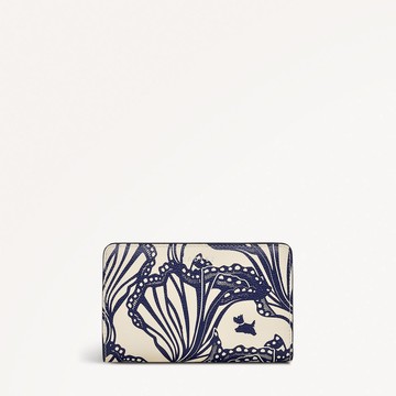 Radley London Womens Leather Under The Sea Medium Bifold Wallet - Natural Medium