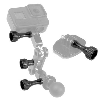 ★附發票★現貨 適用所有GoPro 11/10 insta360 X3/2運動相機 鋁合金固定杆+不鏽鋼材質螺桿絲