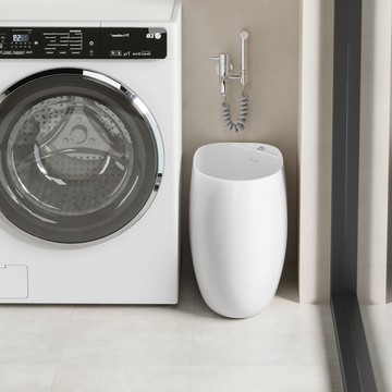 浴術師拖把池超薄夾縫墩布池家用窄長型室外陽臺戶外拖布池拖把池86YJ 公司貨