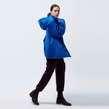 【限時5折】獨家機能/防水透濕刷毛拉鍊衝鋒衣-濱海藍