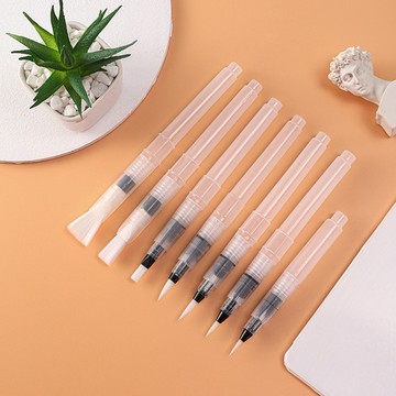 自來水筆 儲水畫筆 儲水筆 水筆9入套組 彩繪筆 水彩筆 毛筆 寫生用具 刷具 畫具 畫筆 美術繪畫 塗鴉筆