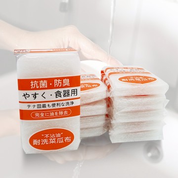 皮久熊耐洗不沾油菜瓜布-10入x2組