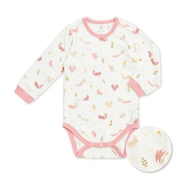 甜蜜暖秋長袖側開內衣兔裝 (美麗諾羊毛布)