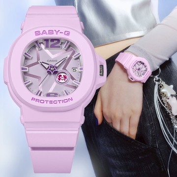 CASIO 卡西歐 BABY-G 魅力閃耀Y3K未來風 指針女錶 BGA-10D-6A