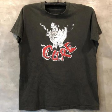 The Cure治愈樂隊搖滾人像音樂vibe風潮流落肩短袖男女重磅棉T恤