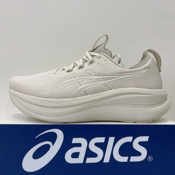 ASICS GEL-NIMBUS 28 (4E) 男生 米色 緩震 超寬楦 支撐 運動 慢跑鞋 1011C145-251