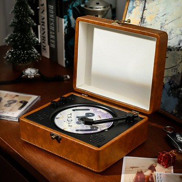 現貨式藍牙CD機復古cd播放機專輯碟片播放器擺件禮品【宜家良品百貨】