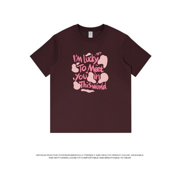 台灣出貨三海鯨|230g純棉男裝短袖T恤新款ins風字母款情侶百搭寬鬆上衣夏