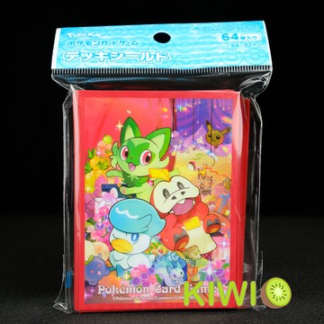 KIWI 🥝 PTCG 日版 新葉喵 呆火鱷 潤水鴨 的禮物 御三家 朱紫 日本寶可夢中心限定 寶可夢 卡套 現貨