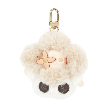 LV My Vivienne 絨毛吊飾(灰色)_展示品 M02324