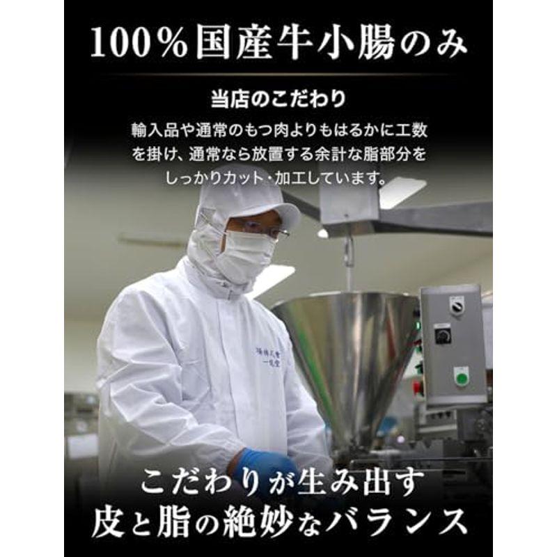 国産もつ鍋セット しょうゆ味 敬老の日 もつ170g×2袋、スープ100ｇ×2袋、ちゃんぽん?1袋、薬味各1袋, 約4人前 簡単調理 下茹で