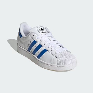 adidas 休閒鞋 Superstar II 男鞋 女鞋 白 藍 小白鞋 復古 三葉草 愛迪達 JQ4729